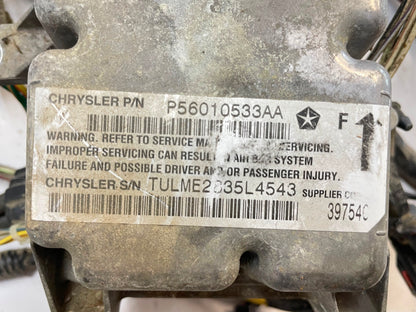 RIGHT HAND DRIVE 06 Jeep TJ Dash Wire Harness Wiring 56055139AA
