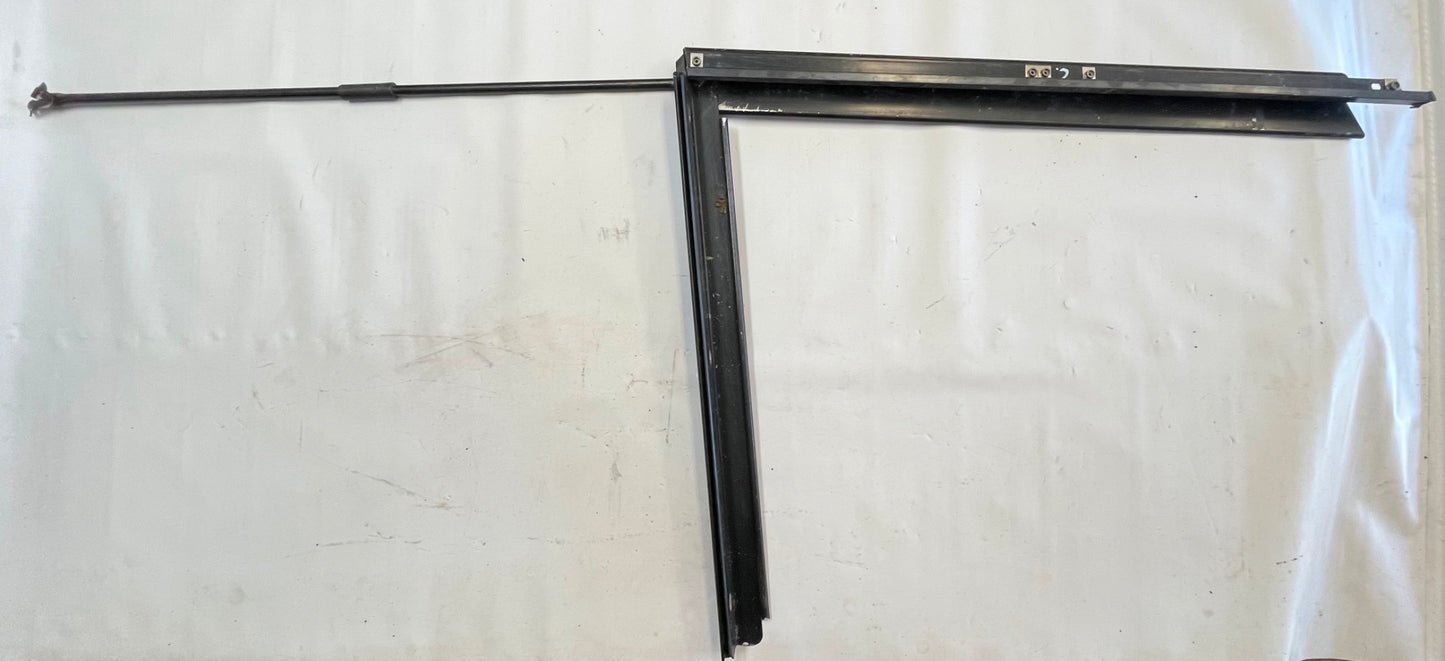 Jeep YJ factory passenger side door surround with tension bar soft top