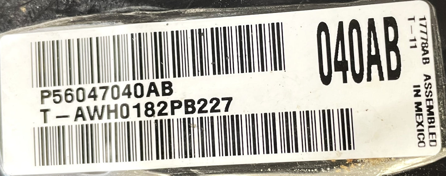 02 Jeep TJ Wrangler six cylinder engine wiring harness manual 4.0 P56047040AB