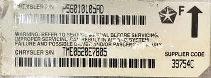 2000 Jeep TJ Wrangler Dash Wiring Harness wire Cross body P56009509AJ