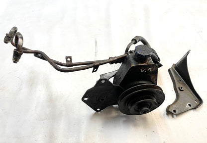 Jeep CJ5 CJ7 YJ six cylinder power steering pump brackets Wrangler 258 4.2 hoses