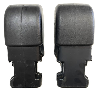 Jeep TJ front bumper end caps fits 97-06 TJ LJ 55155756AA 55155757AA plastic cap