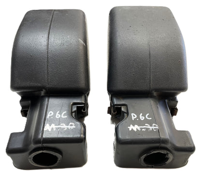 Jeep TJ front bumper end caps fits 97-06 TJ LJ 55155756AA 55155757AA plastic cap