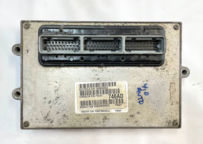 01 Jeep TJ Wrangler ECM 4.0 computer 6 cylinder Auto 56041746AD P56041746AD