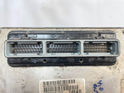 01 Jeep TJ Wrangler ECM 4.0 computer 6 cylinder Auto 56041746AD P56041746AD