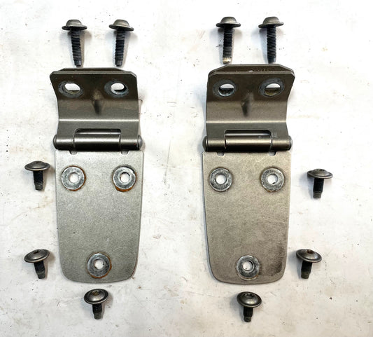 Jeep TJ hood hinges 97-06 Wrangler Silver FREE SHIPPING!