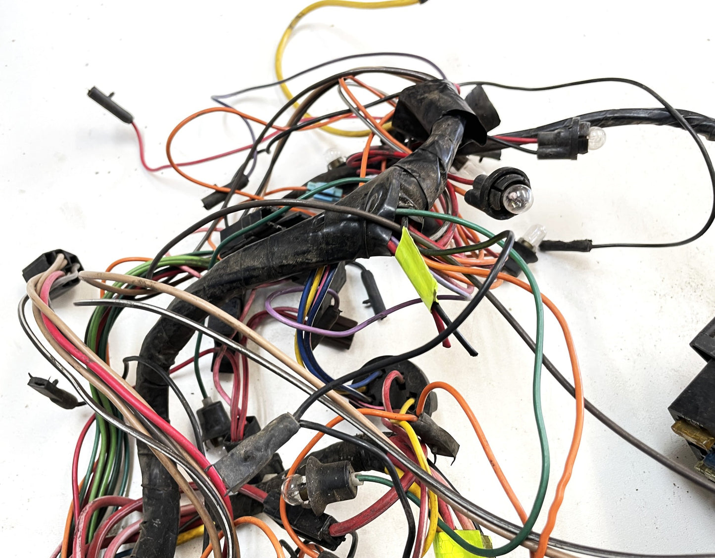 Jeep CJ dash wiring harness 83-86 CJ5 CJ7 CJ8 wire under gauge panel fuse block