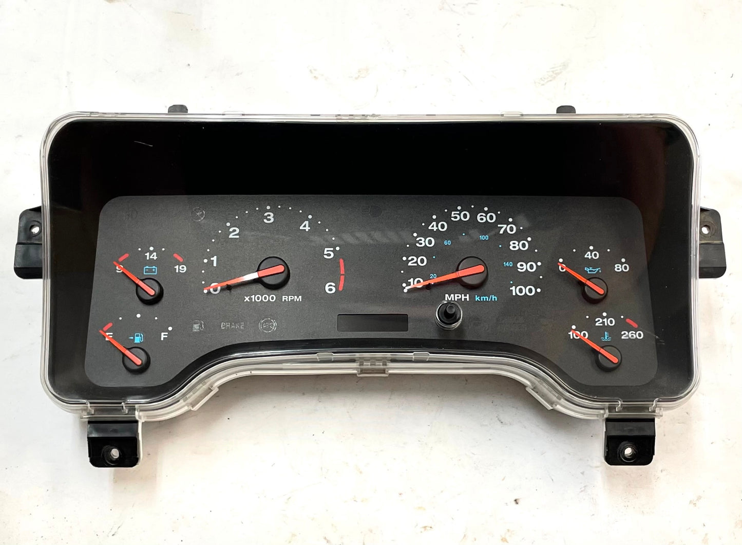 01-02 Jeep TJ Dash cluster gauges 56009170AF Wrangler gauge speedometer 125,000