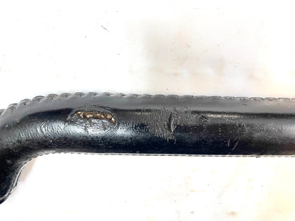 Jeep CJ Laredo grab bar leather wrap 76-86 Jeep CJ5 CJ7 CJ8 black dash handle