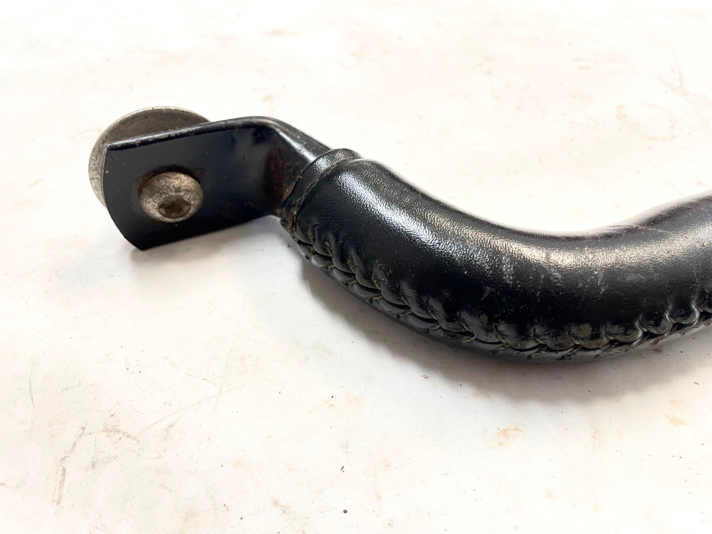 Jeep CJ Laredo grab bar leather wrap 76-86 Jeep CJ5 CJ7 CJ8 black dash handle