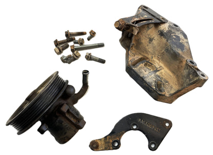 Jeep YJ Wrangler 4.0 2.5 Power Steering Pump n brackets with adjuster fits 91-95