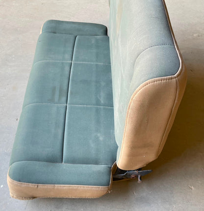 Jeep TJ Wrangler back Seat with brackets Sahara Green factory folding rear 97-02