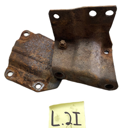 Jeep CJ manual steering gear box brackets fits 76-86 CJ5 CJ7 CJ8 FREE SHIPPING !