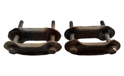 Jeep YJ shackles with bolts 87-95 Wrangler Front or Back leaf springs