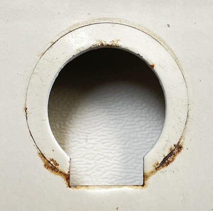 Jeep CJ glove box lid door CJ5 CJ7 CJ8 72-82 push button latch White