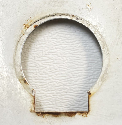 Jeep CJ glove box lid door CJ5 CJ7 CJ8 72-82 push button latch White