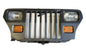 Jeep YJ Wrangler Grill grille Headlights signals fit 87-95  Quartz Gray Grey