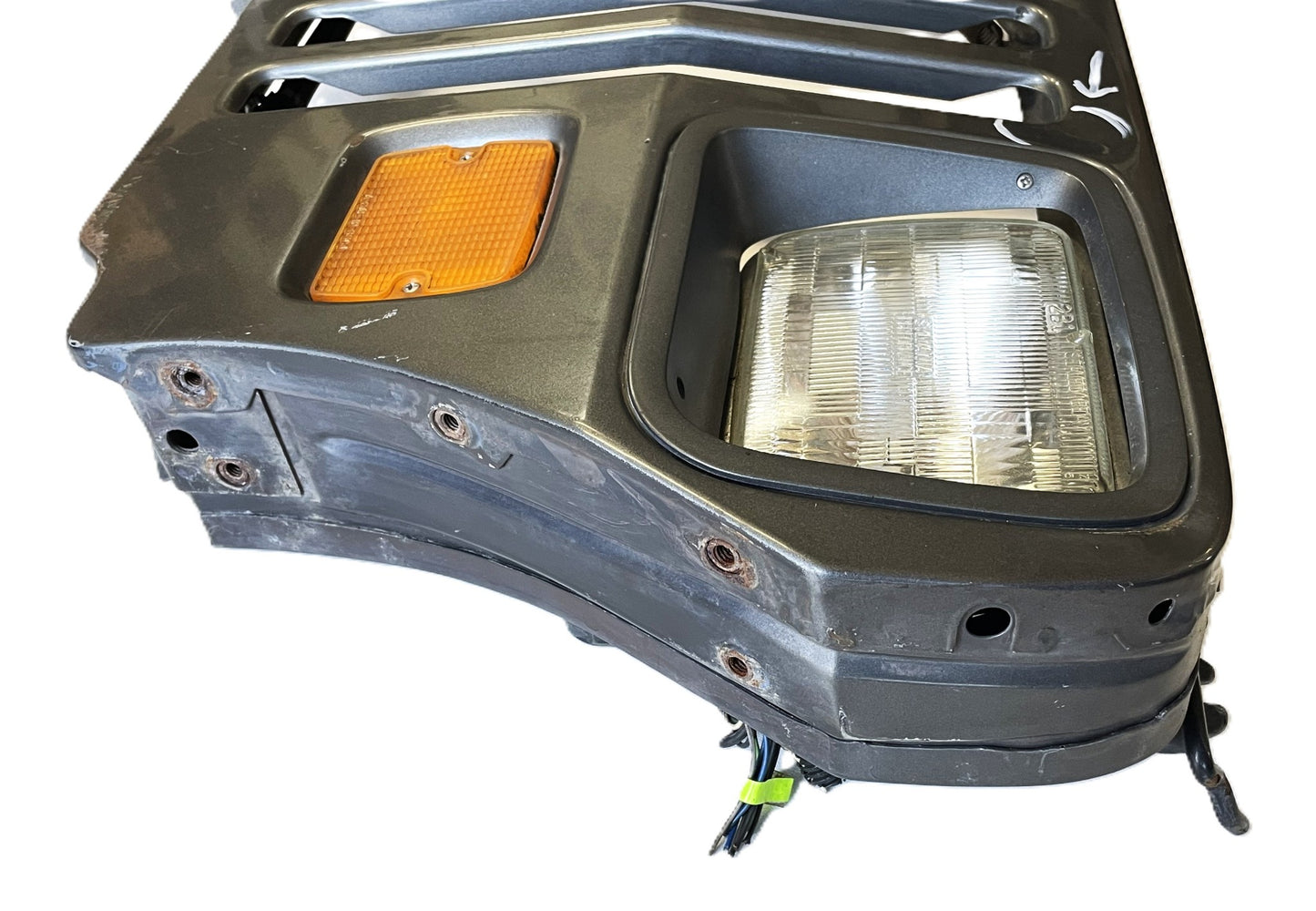 Jeep YJ Wrangler Grill grille Headlights signals fit 87-95  Quartz Gray Grey