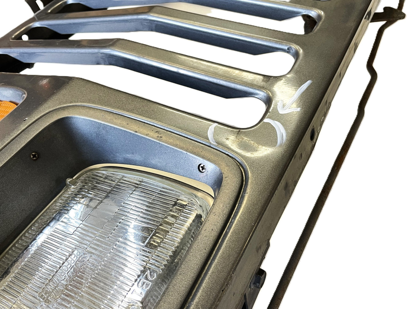 Jeep YJ Wrangler Grill grille Headlights signals fit 87-95  Quartz Gray Grey