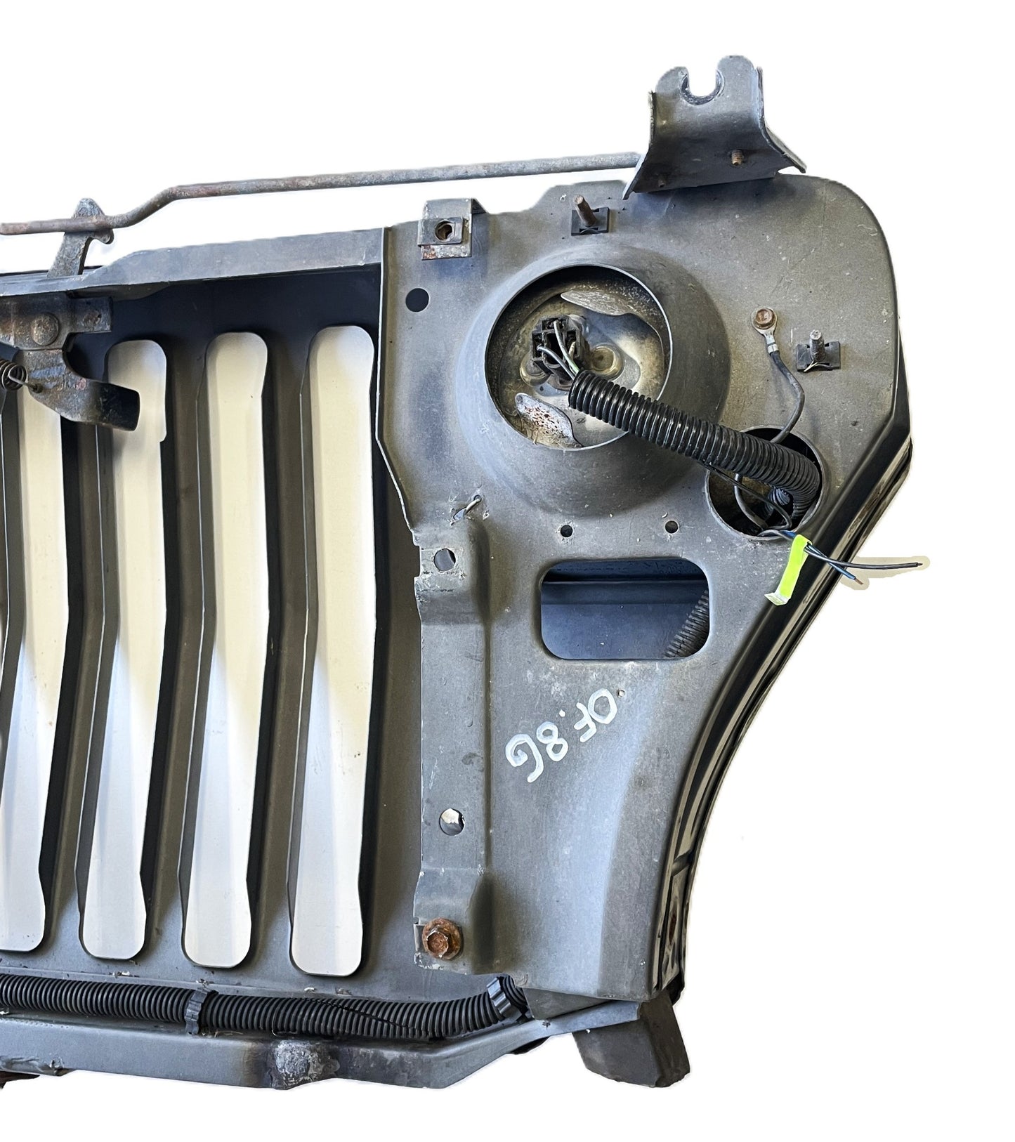 Jeep YJ Wrangler Grill grille Headlights signals fit 87-95  Quartz Gray Grey