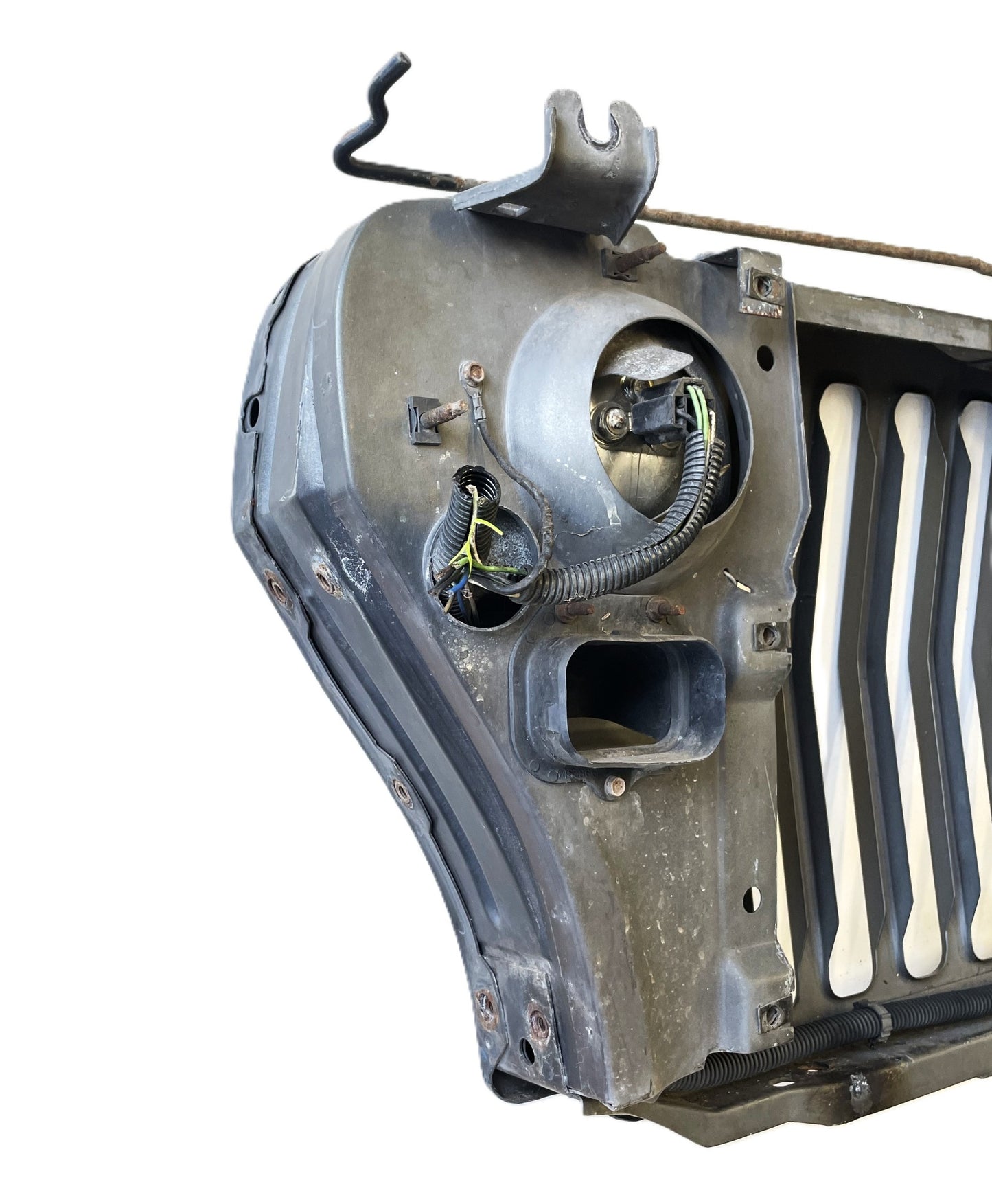 Jeep YJ Wrangler Grill grille Headlights signals fit 87-95  Quartz Gray Grey