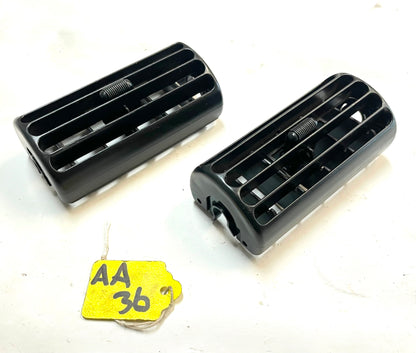 Jeep TJ center bezel vents 03-06 Wrangler left right vent BLACK free shipping