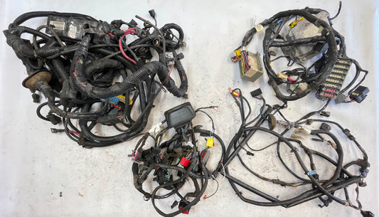 2000 Jeep TJ Wrangler wiring harness dash 4 cylinder engine manual 2.5 FREE SHIP