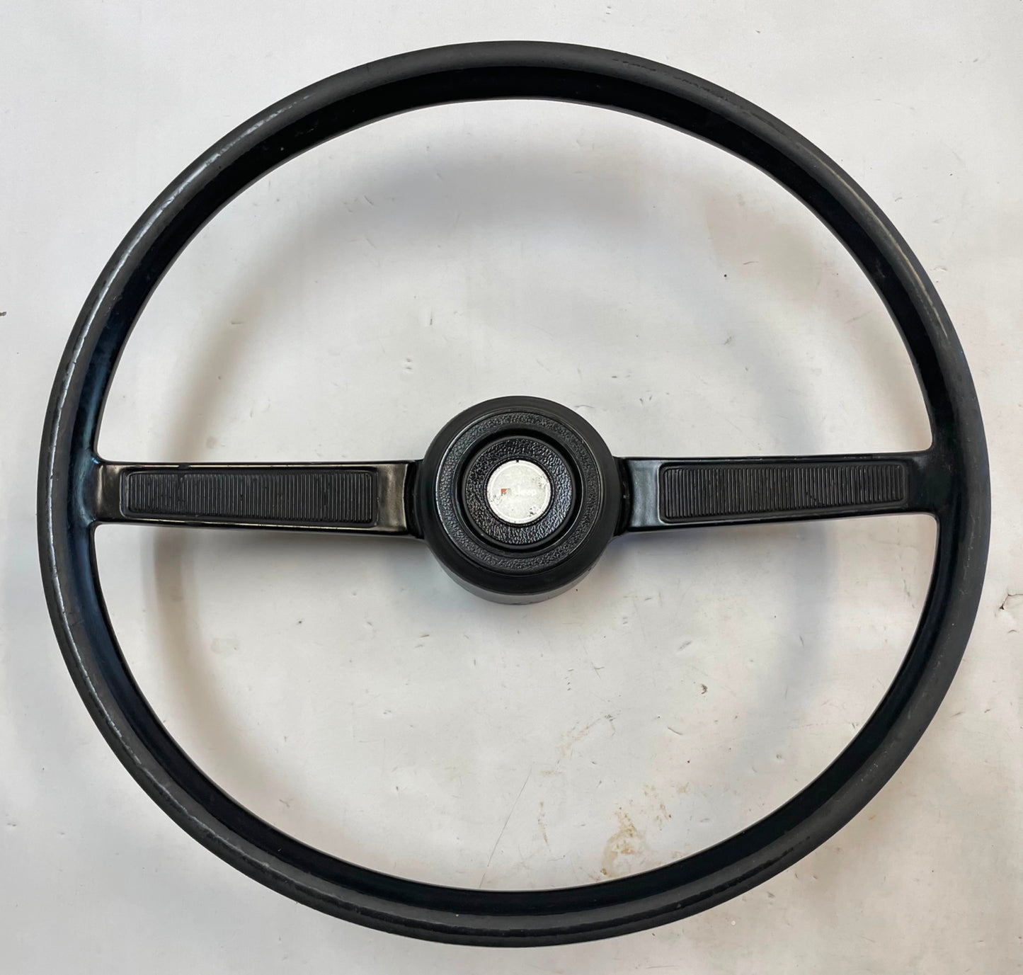 Jeep Black steering wheel CJ5 CJ7 CJ8 76-86 horn button Factory FREE SHIP
