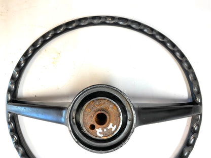 Jeep Black steering wheel CJ5 CJ7 CJ8 76-86 horn button Factory FREE SHIP