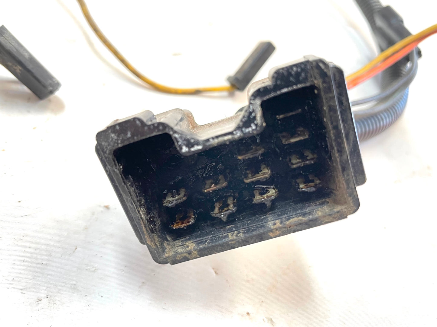 Jeep CJ headlight wiring harness PLUG END ONLY 76-81 CJ5 CJ7 grill lights