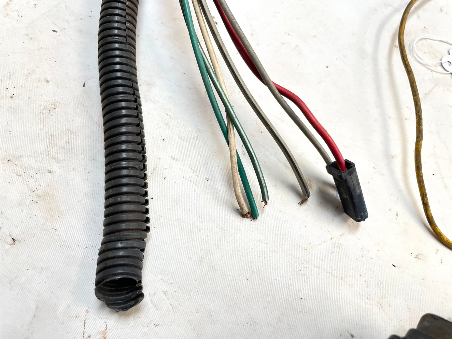 Jeep CJ headlight wiring harness PLUG END ONLY 76-81 CJ5 CJ7 grill lights