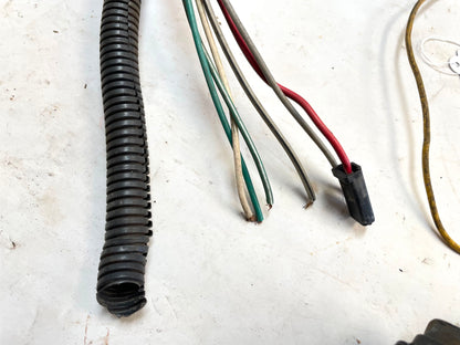 Jeep CJ headlight wiring harness PLUG END ONLY 76-81 CJ5 CJ7 grill lights