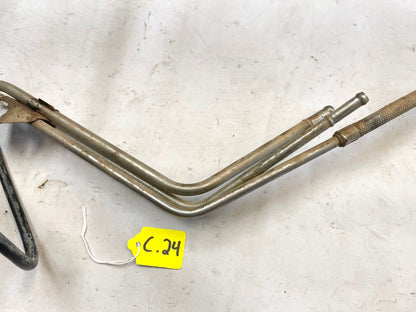 Jeep TJ Wrangler 4.0 fuel lines Engine Fuel Rail to Frame stainless fits 03-06