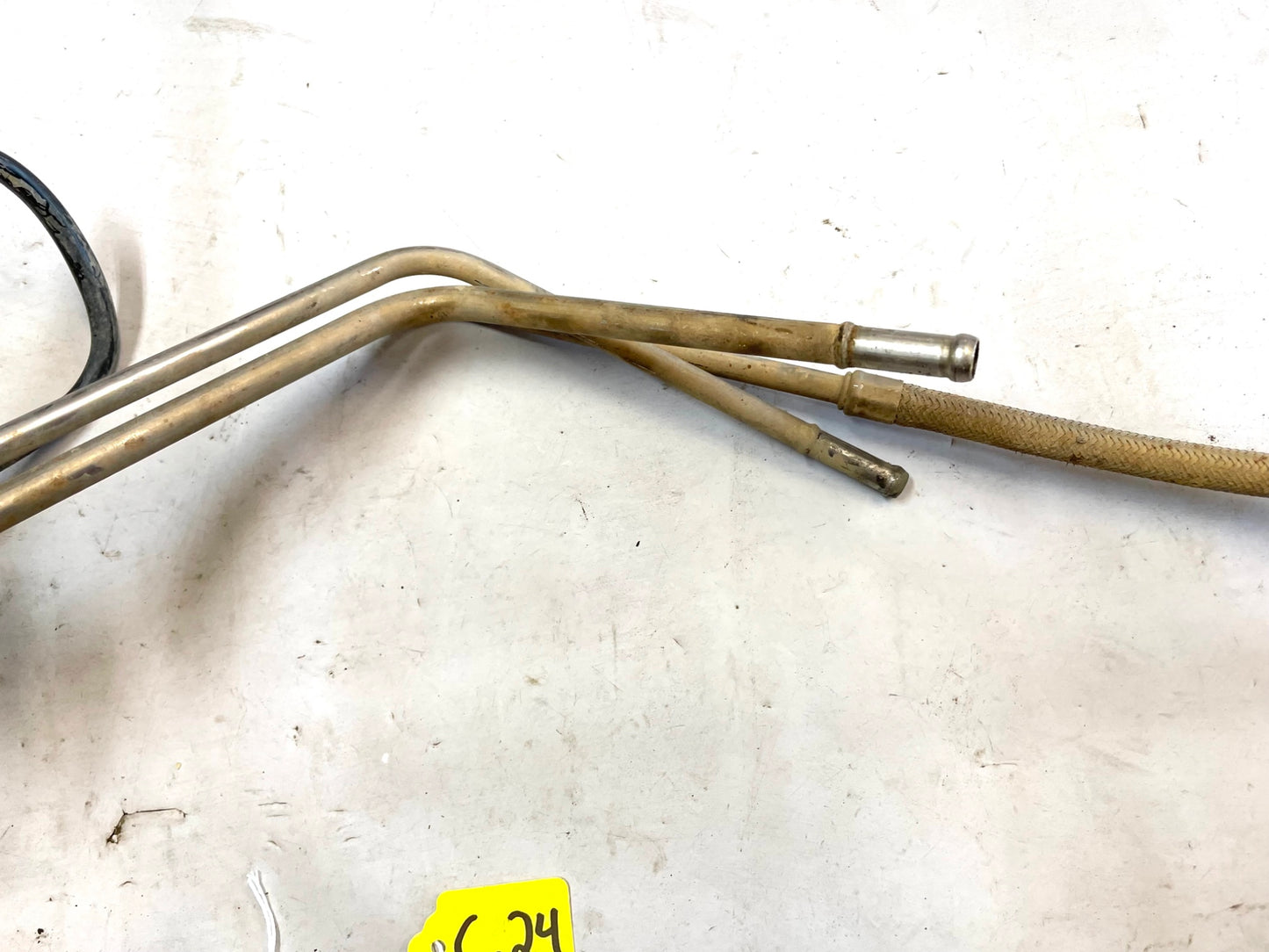 Jeep TJ Wrangler 4.0 fuel lines Engine Fuel Rail to Frame stainless fits 03-06