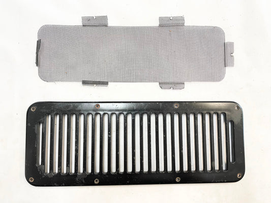 Jeep YJ 8 Hole cowl vents w/ screen 87-95 Wrangler black FREE SHIPPING