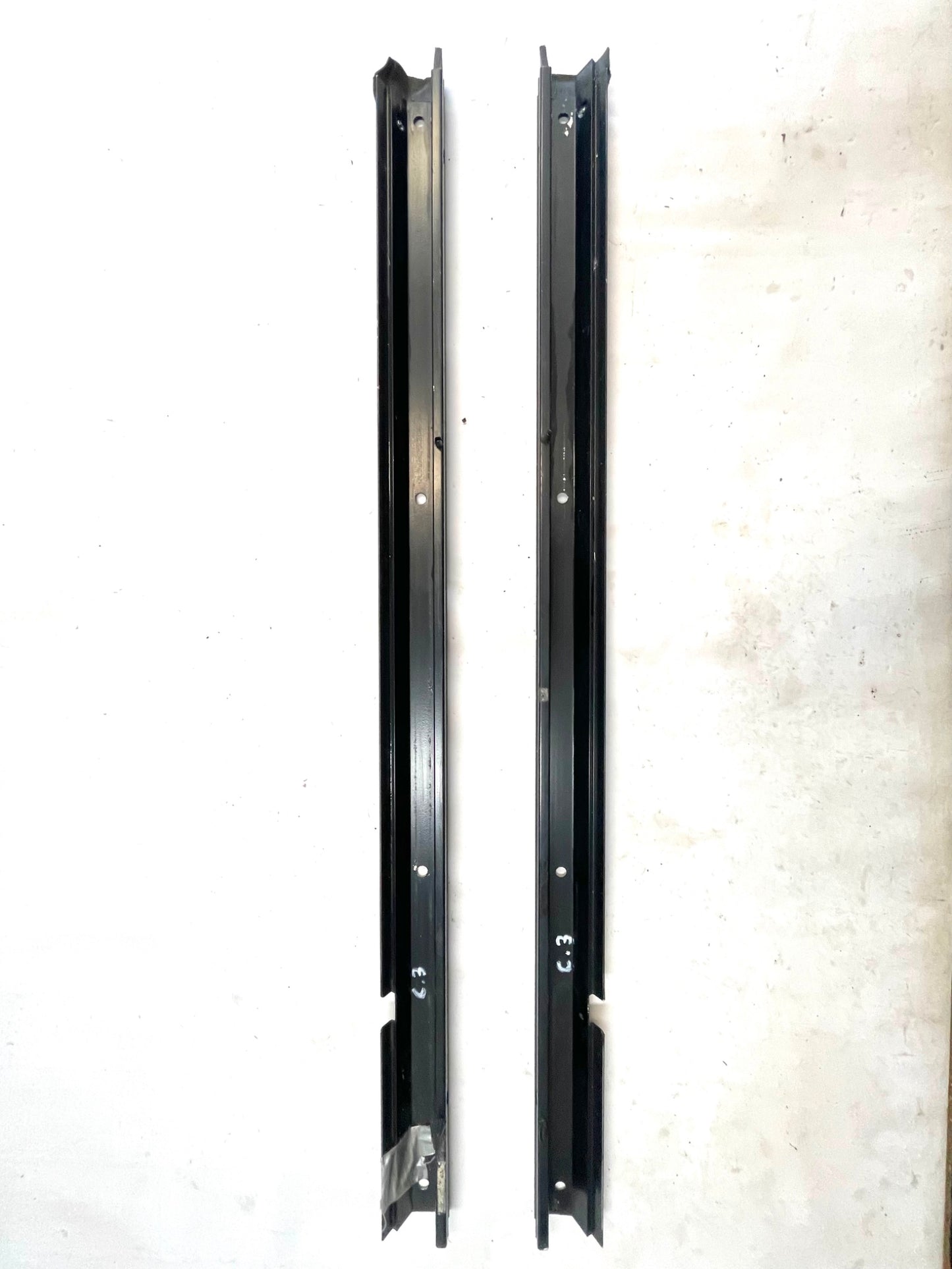 Jeep YJ Soft top side channel track body rails 87-95 Wrangler FACTORY FREE SHIP