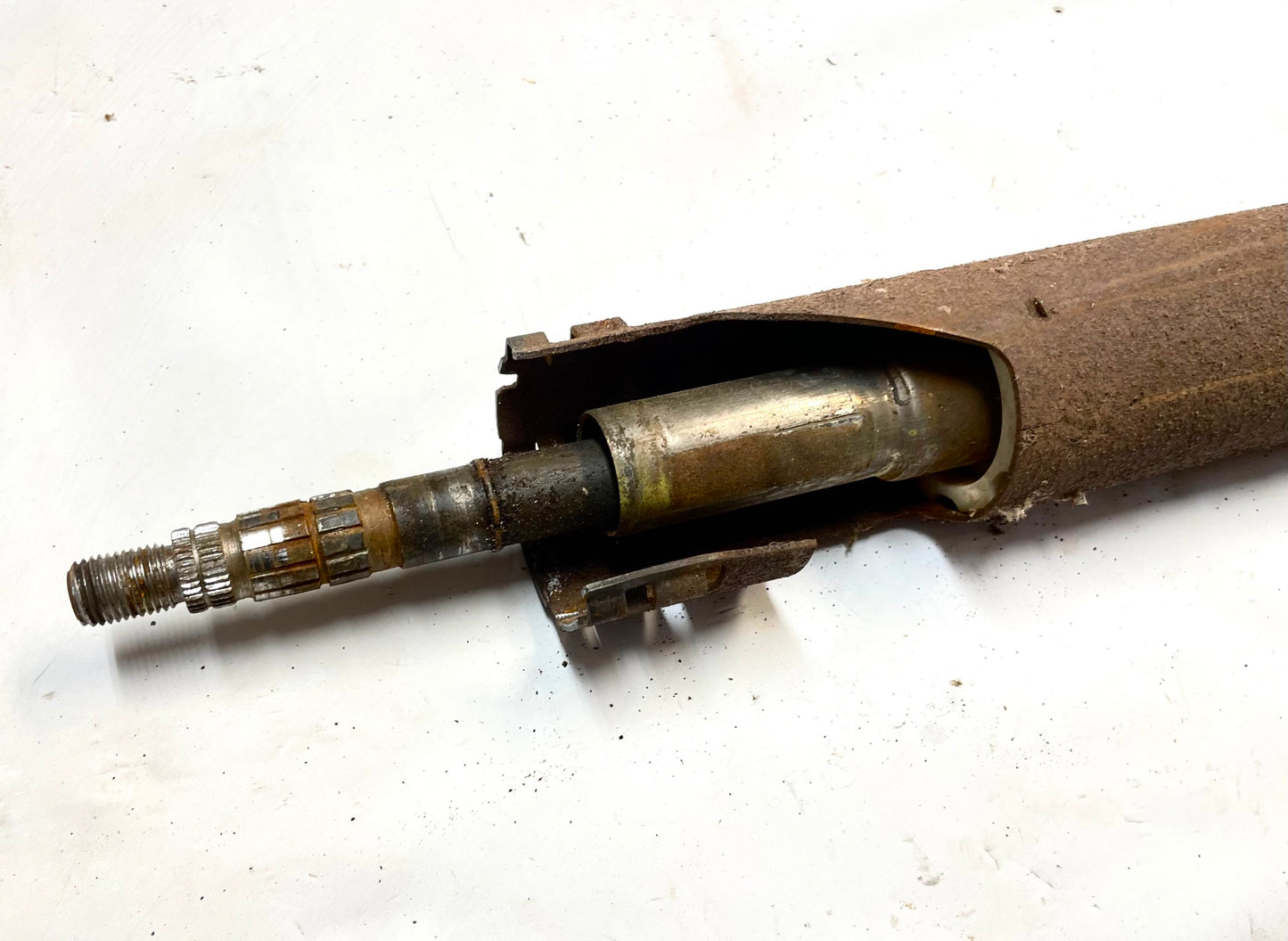 Jeep steering column tube n shaft Automatic AMC J10 Cherokee Wagoneer non tilt