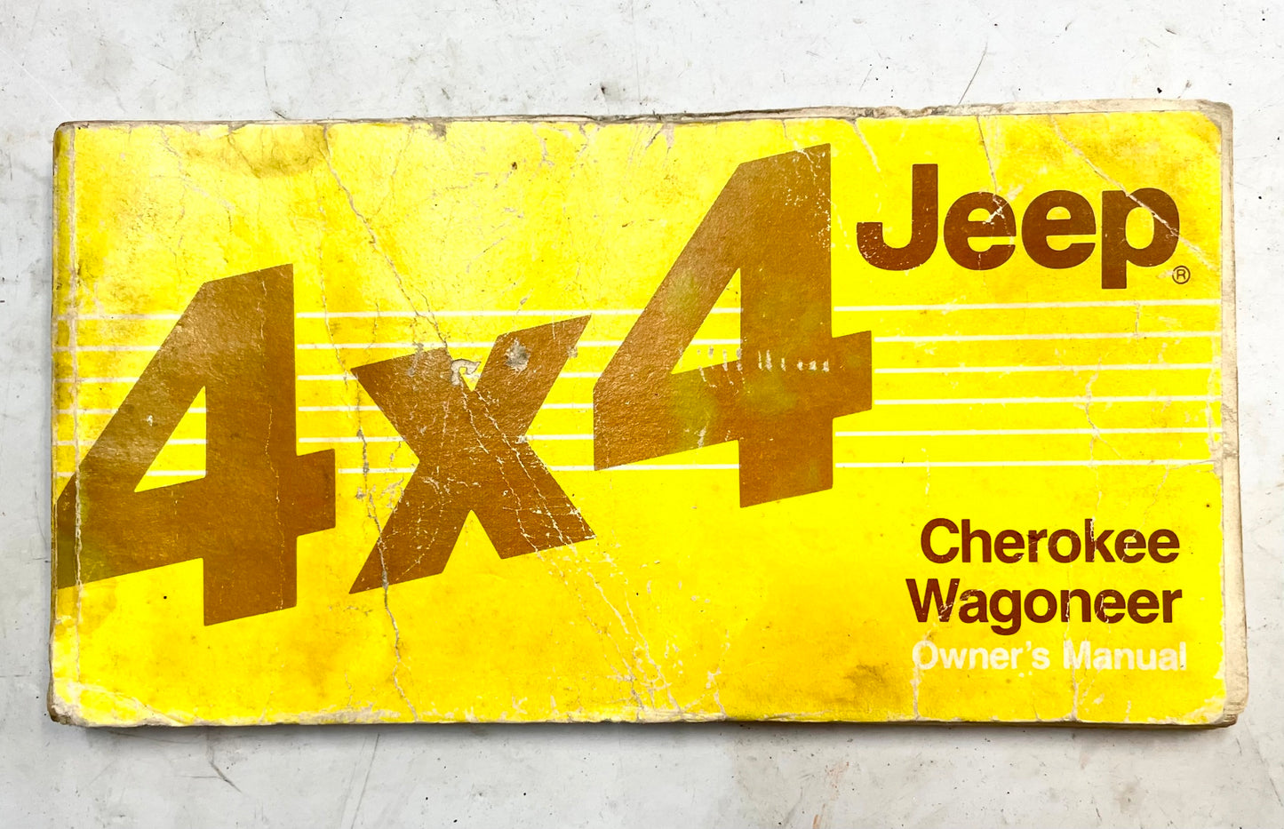 86 Jeep XJ Cherokee Owners MANUAL Free Shipping