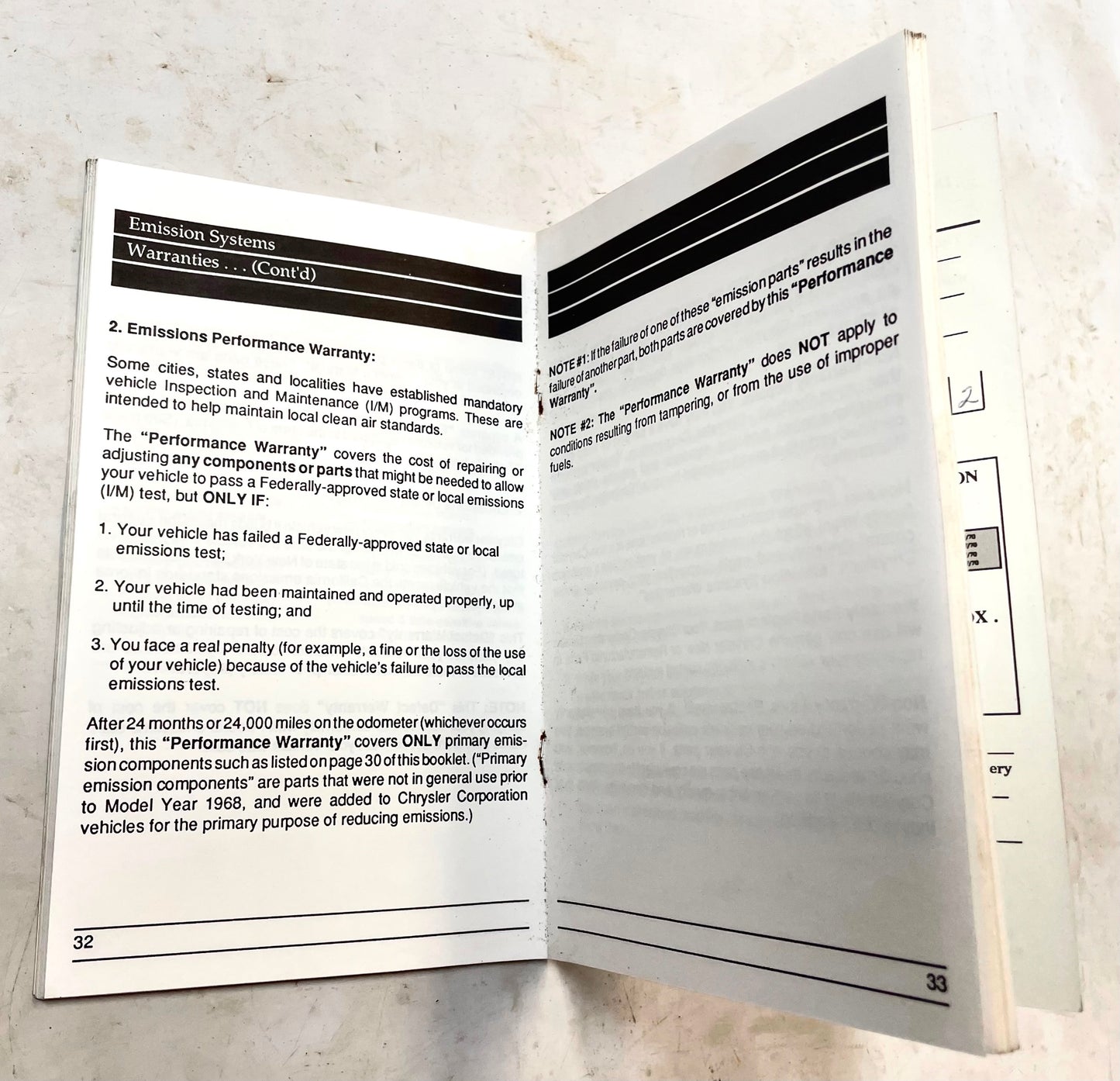 94 Jeep XJ Cherokee Warranty Information Guide Tips Booklet Factory manuals