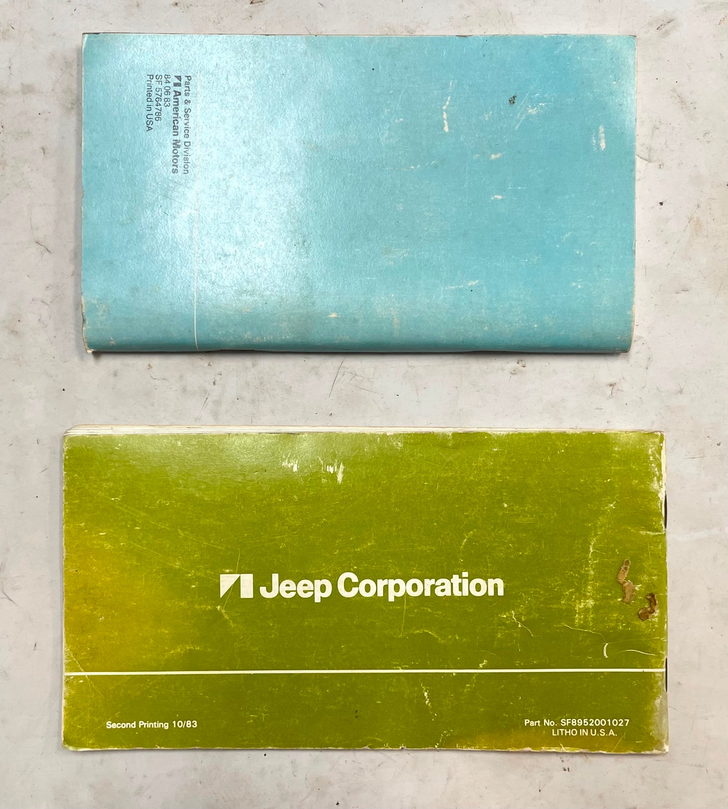 84 Jeep Grand Wagoneer Truck Owners Manual Warranty and Maintenance  Guide