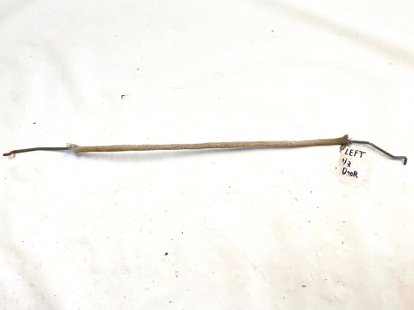 Jeep YJ Wrangler driver side HALF door rods 87 88 89? NO KEY LOCK handle rod