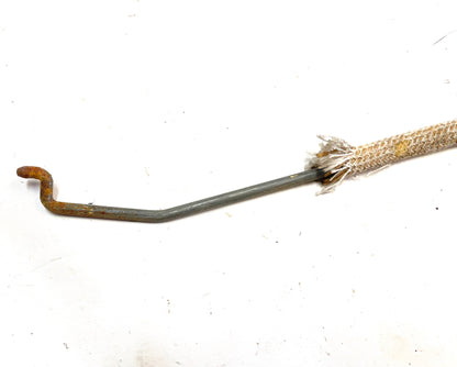 Jeep YJ Wrangler driver side HALF door rods 87 88 89? NO KEY LOCK handle rod