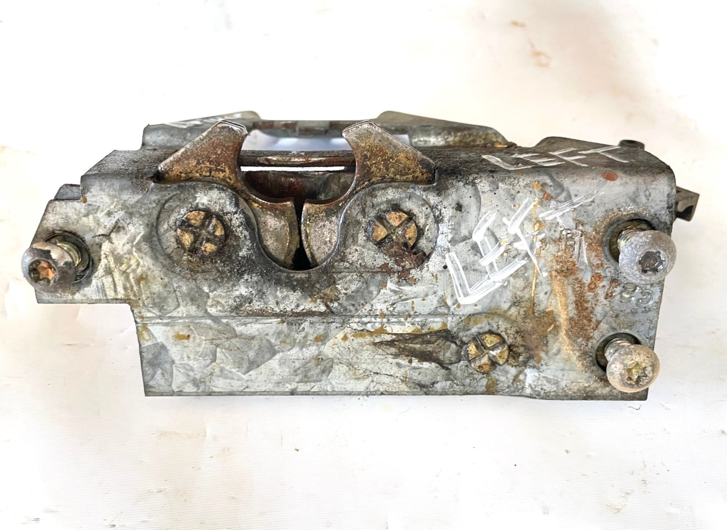 Jeep YJ Half door striker catch driver left Side Latch Wrangler 87 88 NO LOCK