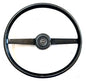 Jeep CJ steering wheel fits 76-86 CJ5 CJ7 CJ8 horn button Factory Black