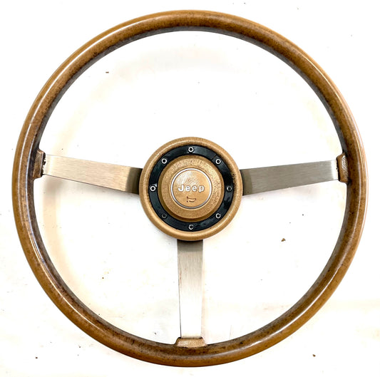 Jeep Steering Wheel YJ Wrangler FACTORY CJ5 CJ7 CJ8 Tan FREE SHIPPING