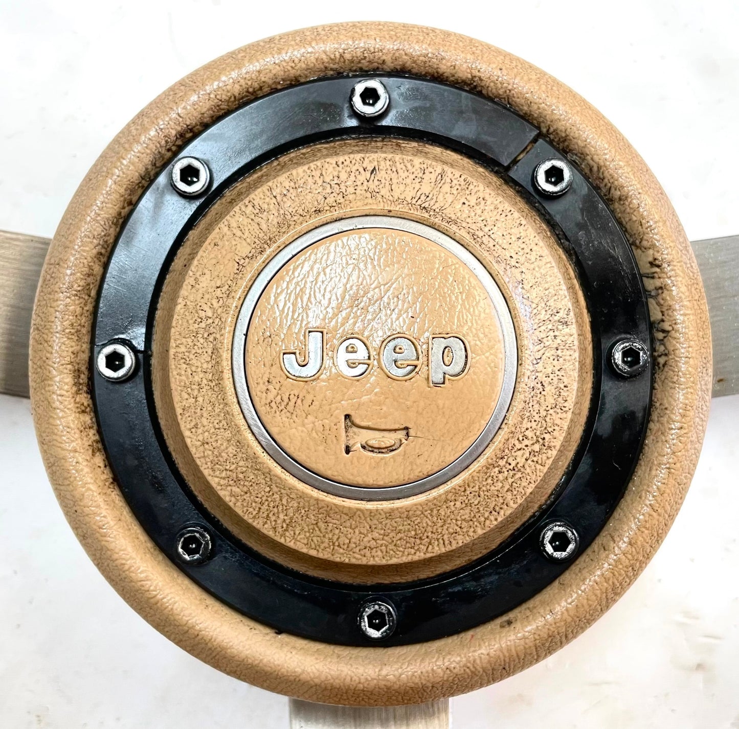 Jeep Steering Wheel YJ Wrangler FACTORY CJ5 CJ7 CJ8 Tan FREE SHIPPING