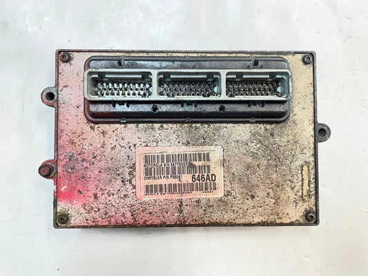 2000 Jeep Wrangler TJ 2.5 4 cyl manual Engine Computer ECU ECM PCM 56041646AD