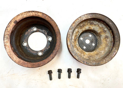 AMC Jeep V8 pulley set fan crank 304 CJ5 CJ7 2 groove 3228284