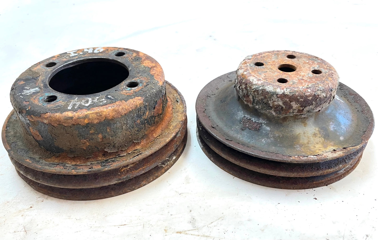 AMC Jeep V8 pulley set fan crank 304 CJ5 CJ7 2 groove 3228284