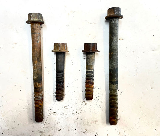 Jeep YJ Wrangler Power Steering Gear Box Bolts mount spacer FREE SHIP
